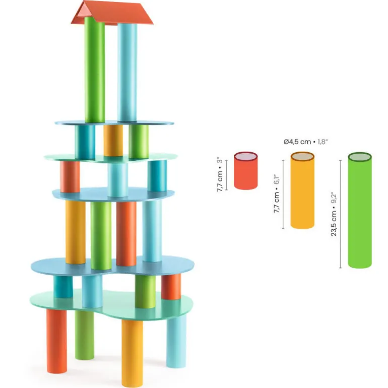 Jeu de construction TUBULO de 8350<Djeco Hot