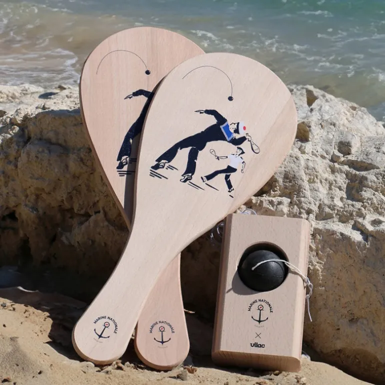 Jeu de jokari en bois x Marine Nationale - 9312<VILAC Clearance