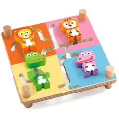 Jeu de labyrinthe en bois "Spinamix" 1611<Djeco Online