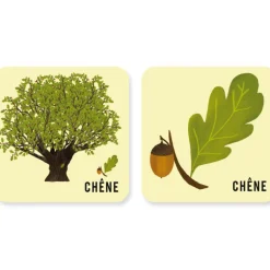 Jeu de mémory 'L'arbre et sa feuille' Pirouette Cacahouète<PIROUETTE CACAHOUETE Store