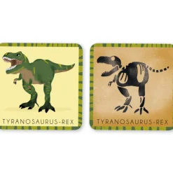 Jeu de mémory 'Le dinosaure et son squelette' Pirouette Cacahouète<PIROUETTE CACAHOUETE Best Sale