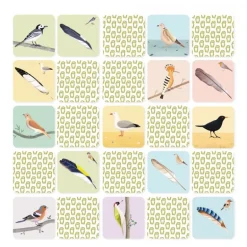 Jeu de mémory 'L'oiseau et sa plume' Pirouette Cacahouète<PIROUETTE CACAHOUETE Shop