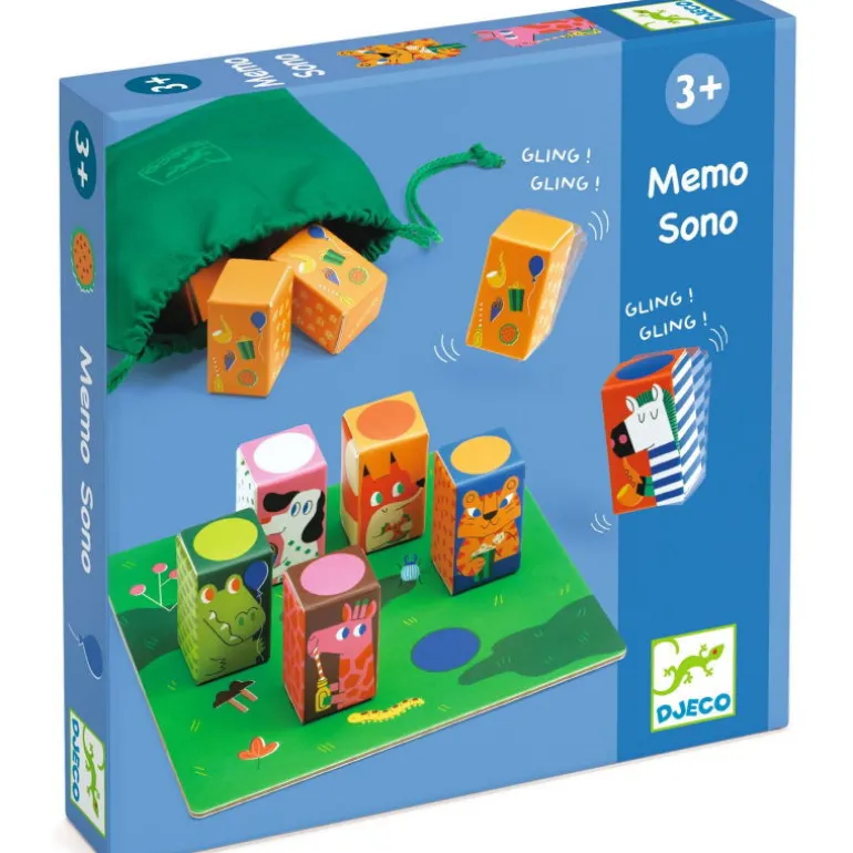 Jeu de mémory sonore "Memo Sono" jeu éducatif 8260<Djeco Cheap