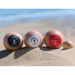Jeu de pétanque en bois x Marine Nationale - 9313<VILAC New