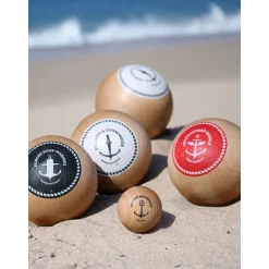 Jeu de pétanque en bois x Marine Nationale - 9313<VILAC New
