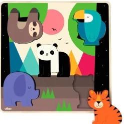Jeu d'encastrement sonore 'Jungle' Andy Westface pour 7403<VILAC Outlet