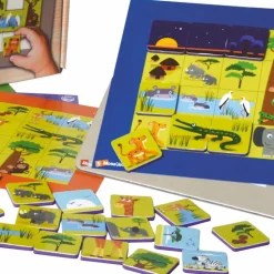 Jeu puzzle magnétique 'Mon petit safari'<SEPP jeux Flash Sale