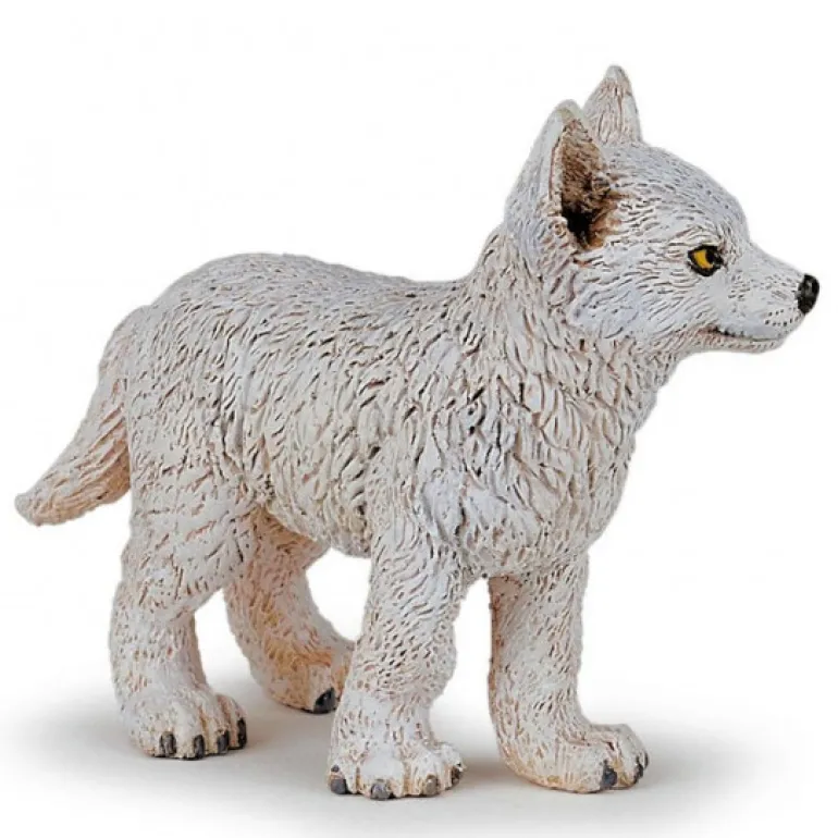 Jeune loup polaire, figurine 50228<Papo Best