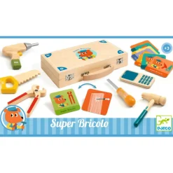 Jouet boîte à outils "Super Bricolo" 6500<Djeco Clearance