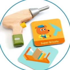 Jouet boîte à outils "Super Bricolo" 6500<Djeco Clearance