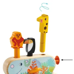 Jouet d'éveil en bois "Multi Pop" 6291<Djeco Online