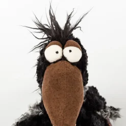 July Jewels, corbeau en peluche Kikeriki 42981<SIGIKID Hot