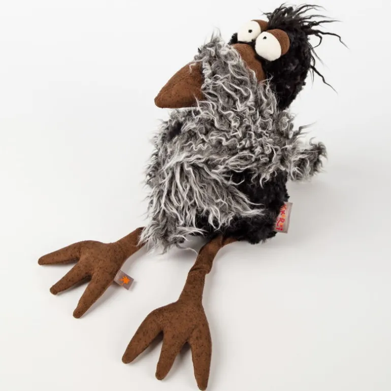 July Jewels, corbeau en peluche Kikeriki 42981<SIGIKID Hot
