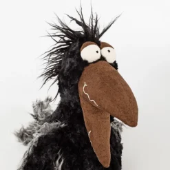 July Jewels, corbeau en peluche Kikeriki 42981<SIGIKID Hot