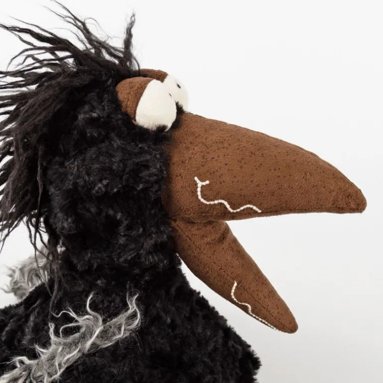 July Jewels, corbeau en peluche Kikeriki 42981<SIGIKID Hot