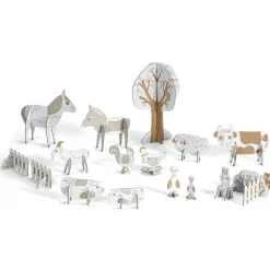 Kit animaux DIY "Ferme" 8000 Color. Assemble. Play<Djeco Sale