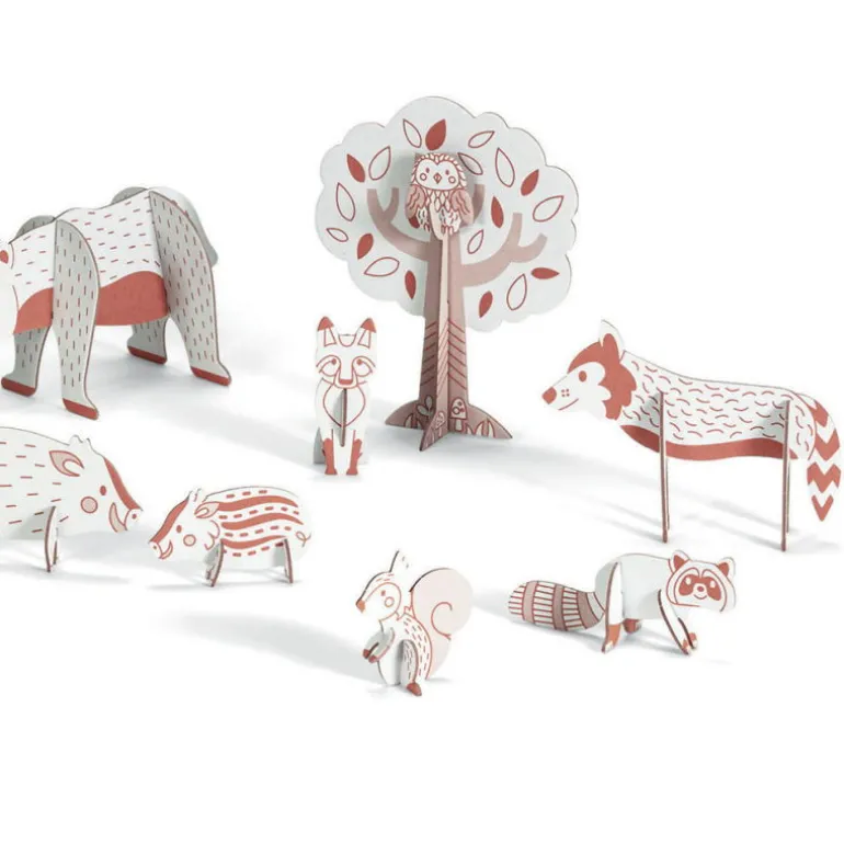 Kit animaux DIY "Forêt" 8001 Color. Assemble. Play<Djeco Flash Sale