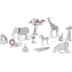 Kit animaux DIY "Savane" 8003 Color. Assemble. Play<Djeco Fashion