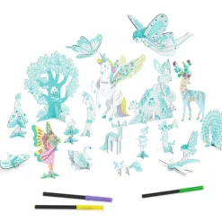 Kit figurines fées DIY "Monde féérique" 8008 Color. Assemble. Play<Djeco Online