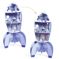 Kit fusée spatiale DIY 8009 Color. Assemble. Play<Djeco Hot