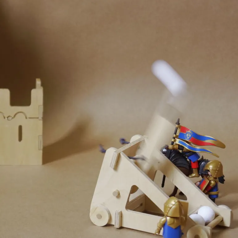 La catapulte de Plywood de<Manufacture en famille Flash Sale