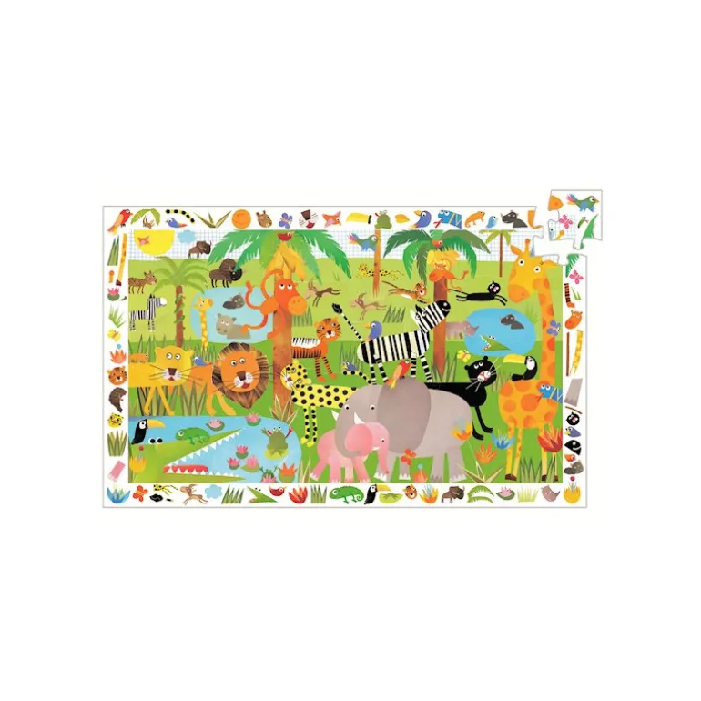 La jungle, puzzle 35 pcs 7590<Djeco Fashion