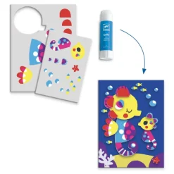 La mer et ses plaisirs, coffret d'activités créatives pour enfant 9294<Djeco Best