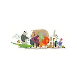La parade des animaux, puzzle géant 36 pcs DJO7171<Djeco Flash Sale
