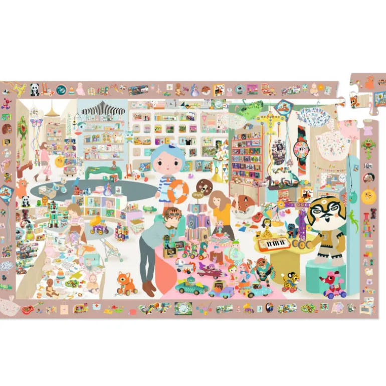 La petite boutique , Puzzle observation 100 pcs 7513<Djeco Discount