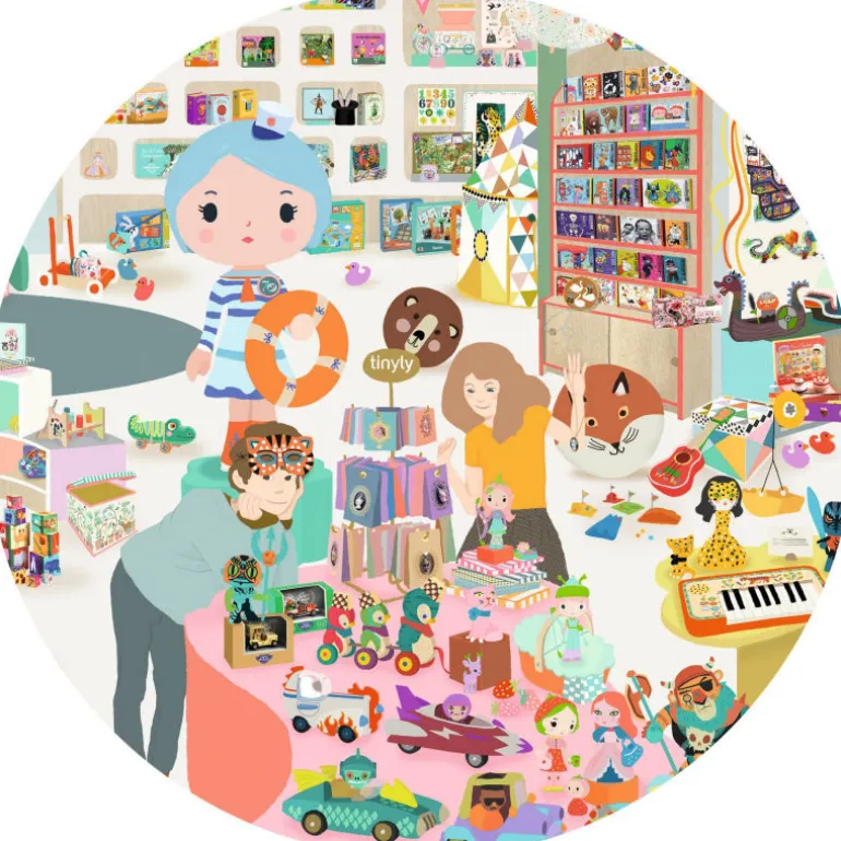 La petite boutique , Puzzle observation 100 pcs 7513<Djeco Discount