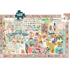 La petite boutique , Puzzle observation 100 pcs 7513<Djeco Discount