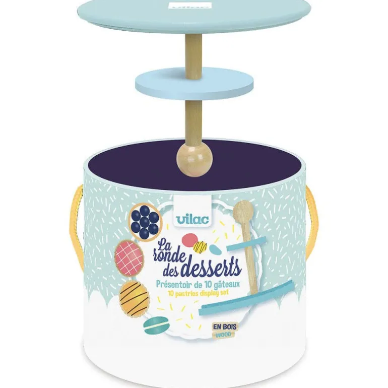La ronde des desserts, dînette en bois 8124<VILAC Best Sale