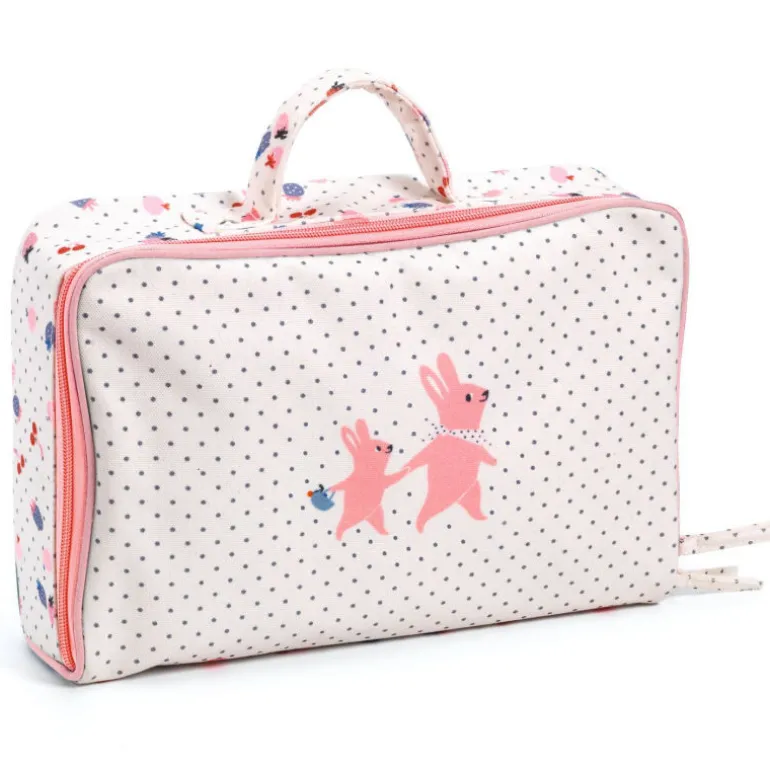 La valise de Vanille - Poupée POMEA de 7866<Djeco Fashion