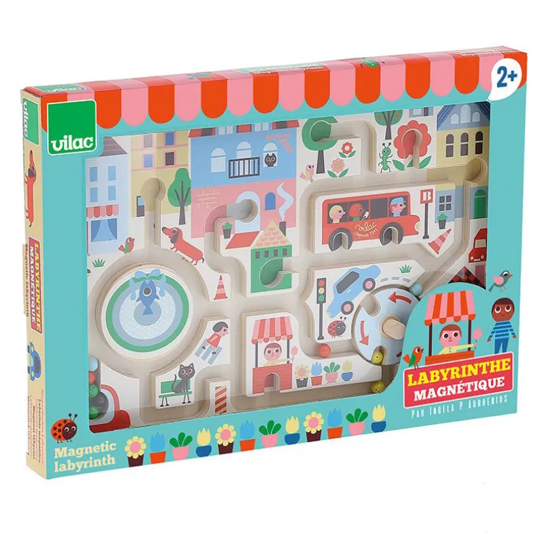 Labyrinthe magnétique "Ma petite ville" - Ingela P. Arrhenius pour 7628<VILAC Cheap