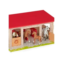 L'écurie 60102, jouet écurie en bois<Papo Store