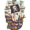 Le bateau des pirates, puzzle géant 36 pcs 7129<Djeco Cheap
