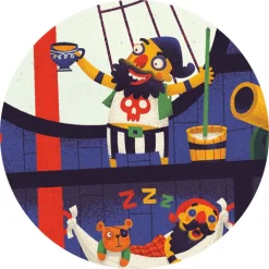 Le bateau des pirates, puzzle géant 36 pcs 7129<Djeco Cheap