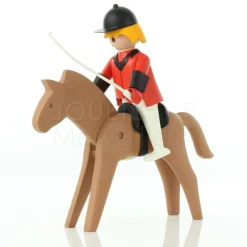 Le cavalier et son cheval Playmobil Collectoys<PLASTOY Hot
