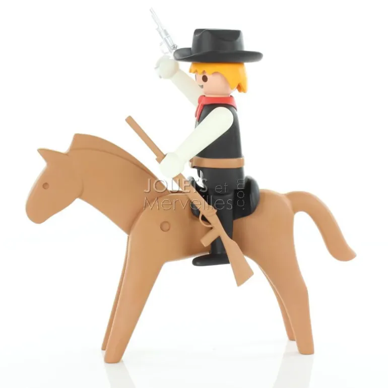 Le shérif et son cheval Playmobil Collectoys<PLASTOY New