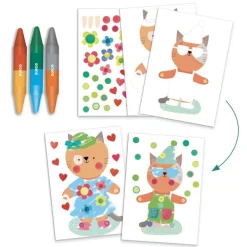 Les animaux et leur maison, coffret d'activités créatives pour enfant 9293<Djeco Sale