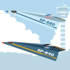 Les avions de vitesse, maquettes en papier ''<Sophie et Martin Best Sale