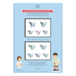 Les beaux papillons, maquettes en papier ''<Sophie et Martin Best Sale