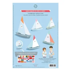 Les petits voiliers, maquettes en papier ''<Sophie et Martin Cheap