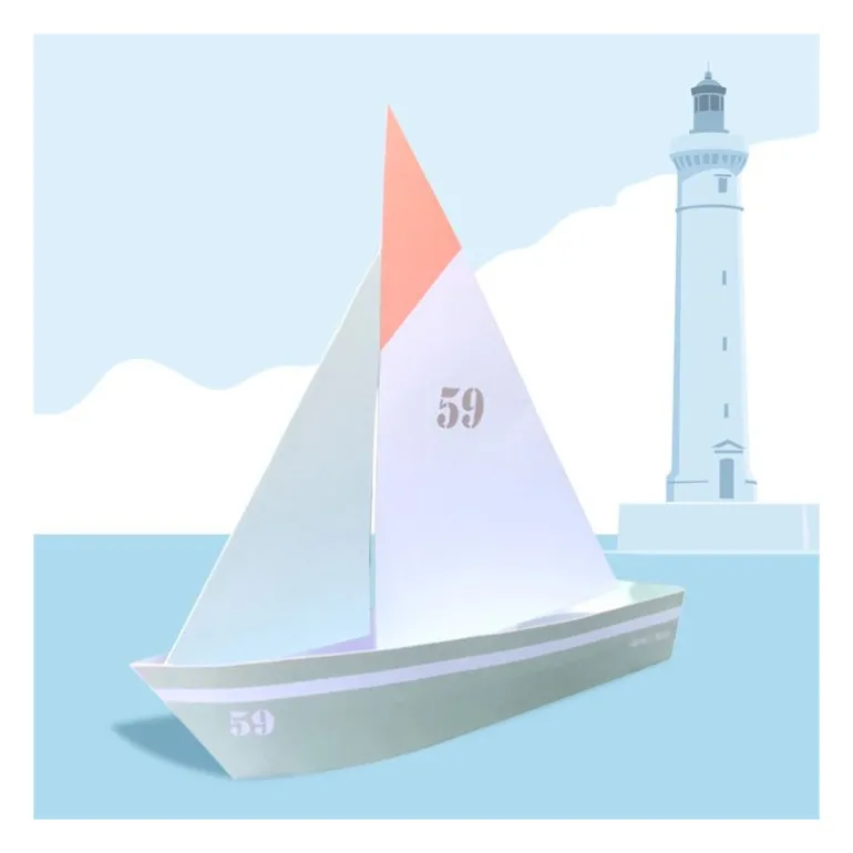 Les petits voiliers, maquettes en papier ''<Sophie et Martin Cheap