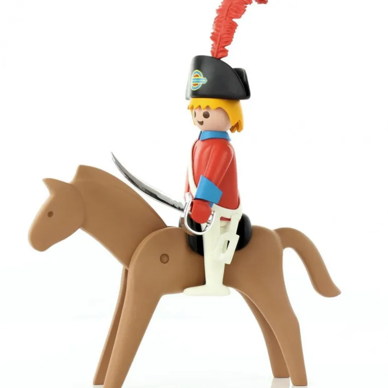 L'officier et son cheval Playmobil Collectoys<PLASTOY Cheap