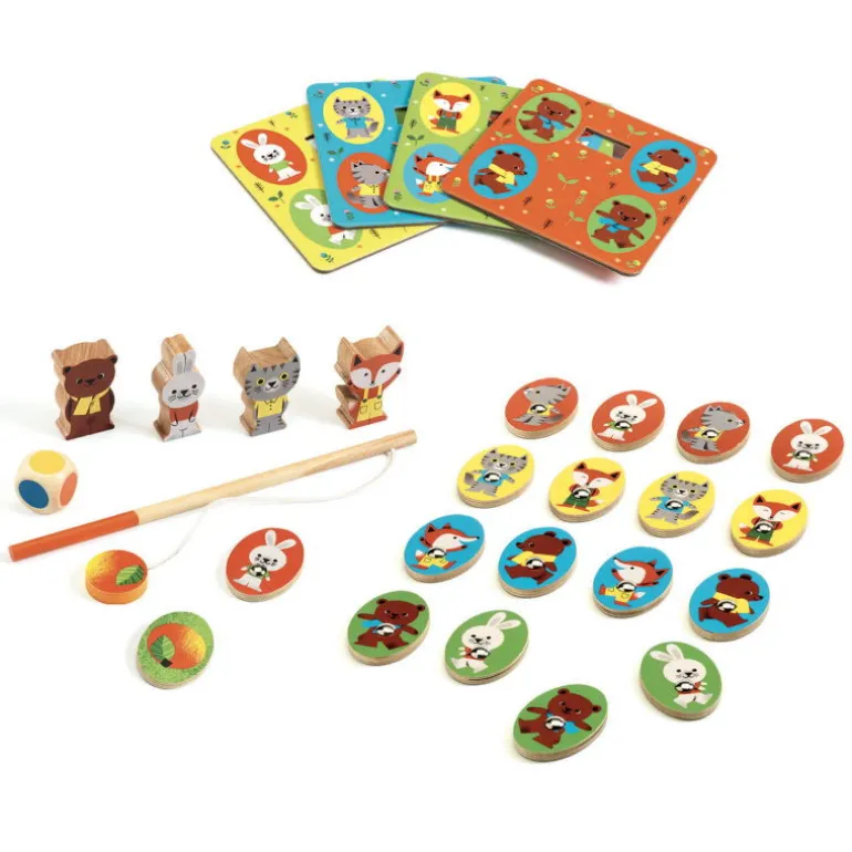 Ludo Wood 4 jeux éducatifs en bois 1628<Djeco Flash Sale