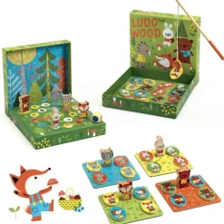 Ludo Wood 4 jeux éducatifs en bois 1628<Djeco Flash Sale