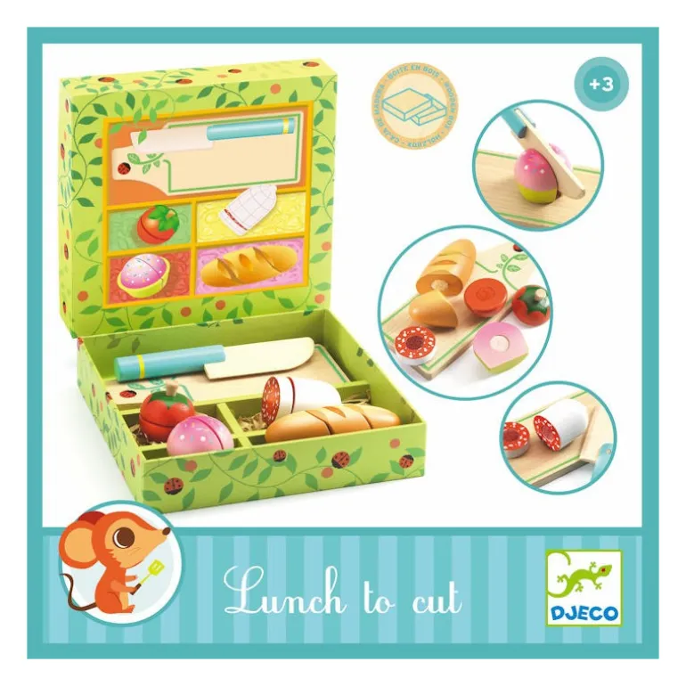 Lunch à couper, jouet en bois 6529<Djeco Cheap