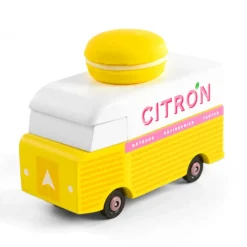 Macaron Van voiture - Jaune citron<Candylab TOYS Cheap