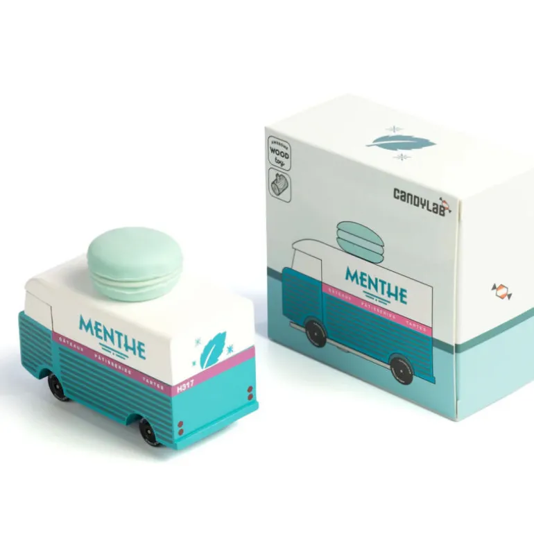 Macaron Van voiture - Vert menthe<Candylab TOYS Best